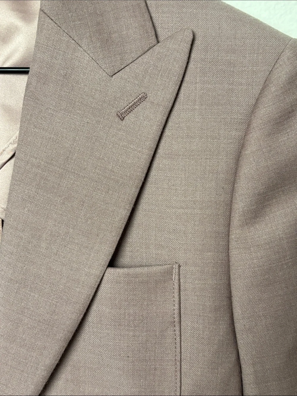 Express Men's Dusty Rose Blazer - Two-Button Sport Coat